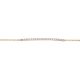 Silberarmband Lab Grown 0,25ct gold