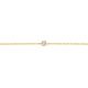 Silberarmband Lab Grown 0,10ct gold