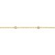 Silberarmband Lab Grown 0,12ct gold