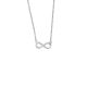 Silbercollier Infinity Lab Grown 0,05ct