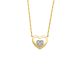 Silbercollier Herz Lab Grown 0,06ct