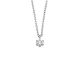 Silbercollier Lab Grown 0,25ct